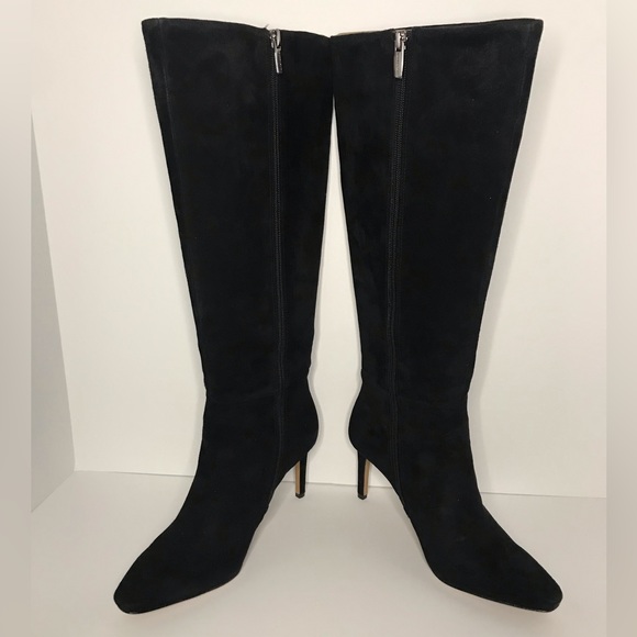 NWT - Vince Camuto Arendie Black Suede Boots - Picture 1 of 10